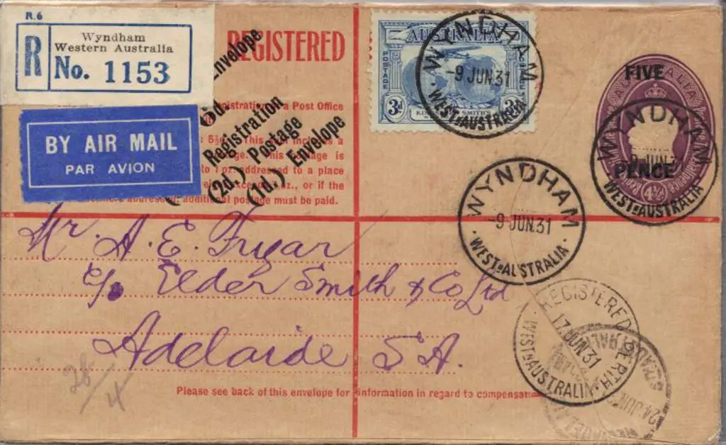 1931 (9th June) 5d on 4½d KGV provisional ... Image 1++