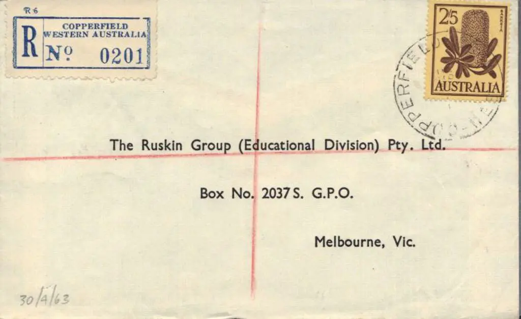 1963 (30th April) cover with COPPERFIELD (a scarce ... Image 1++