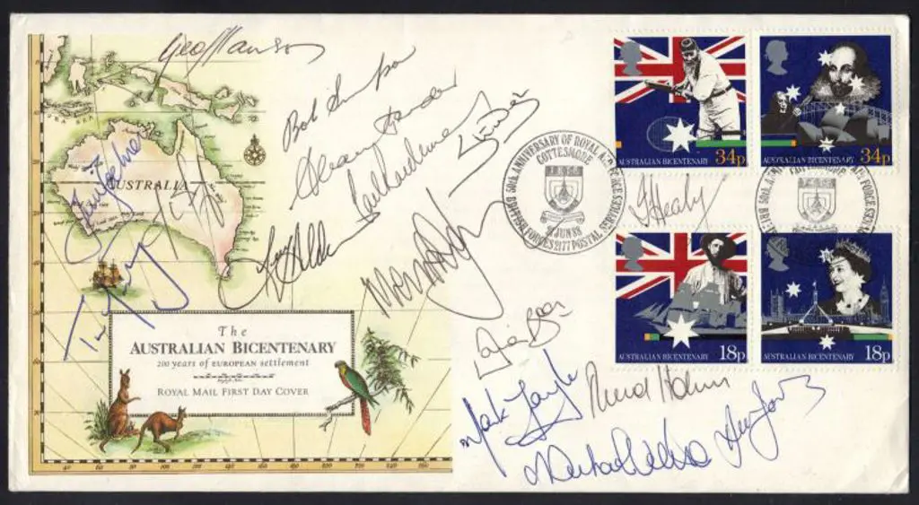 1989 Australian Cricket Team, the full squad of 17 ... Image 1++