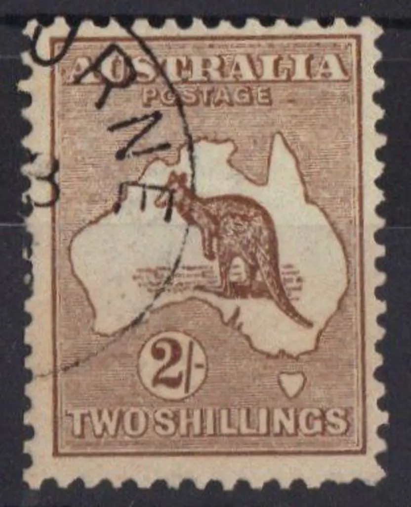 2/- brown CTO Centred to top. SG 12 Cat £80 Image 1++