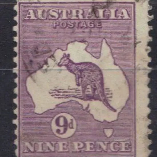 9d violet Die IIB with wmk inverted. Good to fine ...