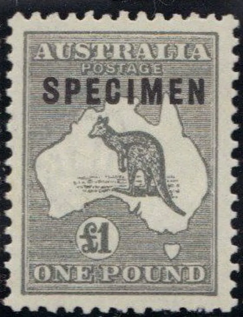£1 grey ovptd SPECIMEN Type C. MUH. A couple of ... Image 1++