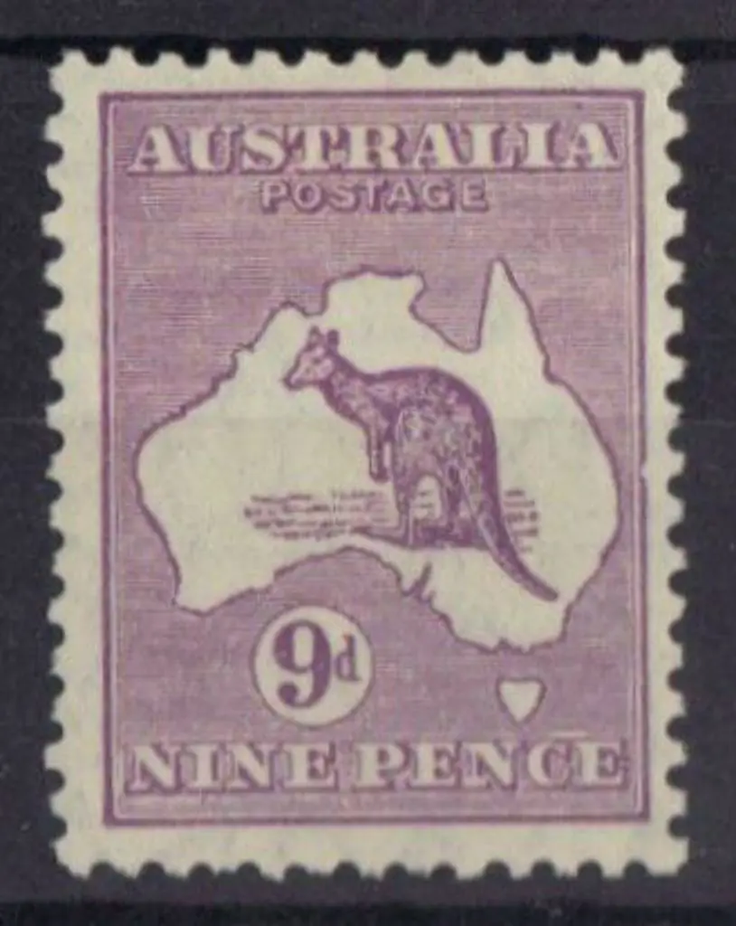 9d violet MLH & reasonably centred. ACSC 28 Cat. ... Image 1++
