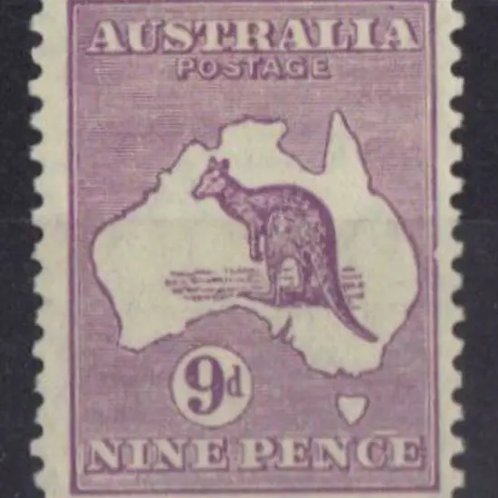9d violet MLH & reasonably centred. ACSC 28 Cat. ...