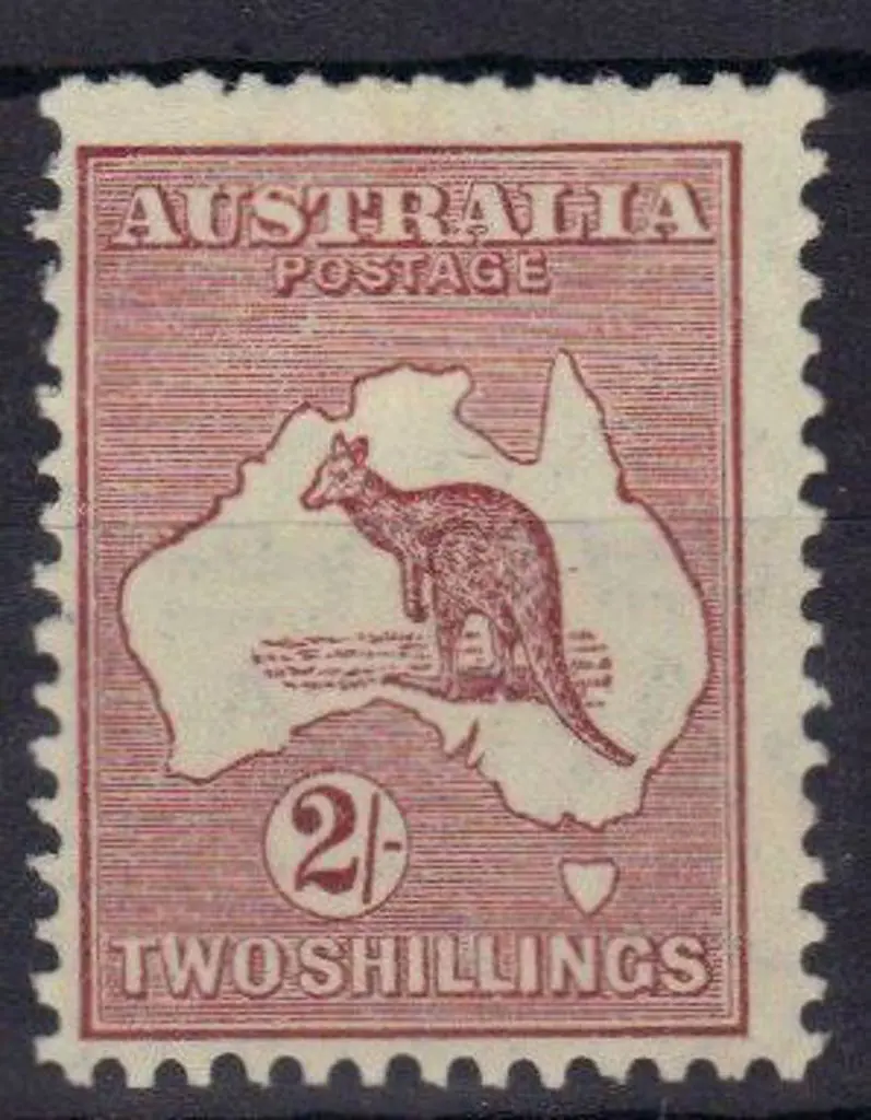 2/- maroon  MLH Centred slightly left & low but ... Image 1++