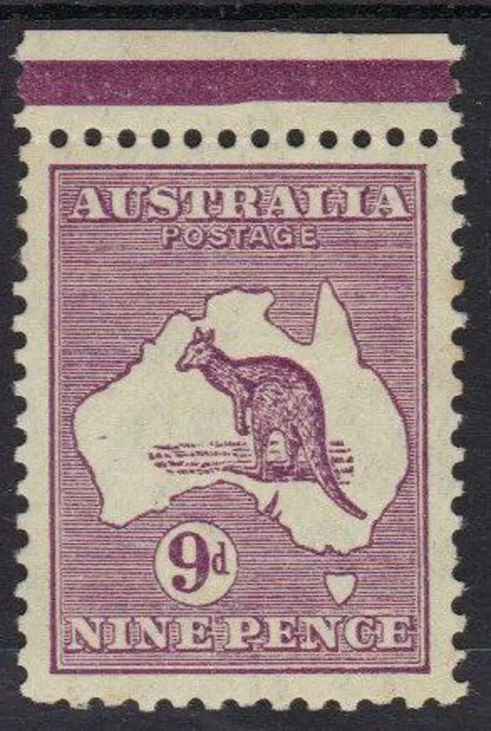 9d violet from top of sheet. MUH. Well centred & ... Image 1++