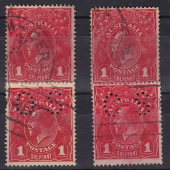 1d aniline carmine. 8 good to fine used incl 4 ...