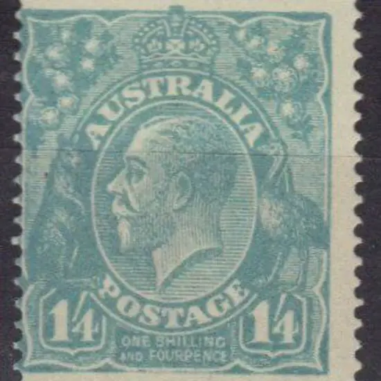 1/4d pale blue. Centred left but fine MLH with ...