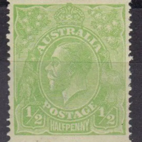 1924 Single watermark ½d Cyprus green MLH & well ...