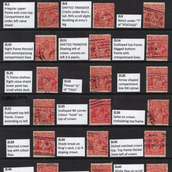 2d red Die II collection of used positioned ...