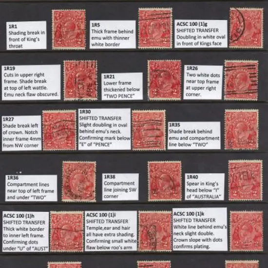 2d red Die II collection of used positioned ...