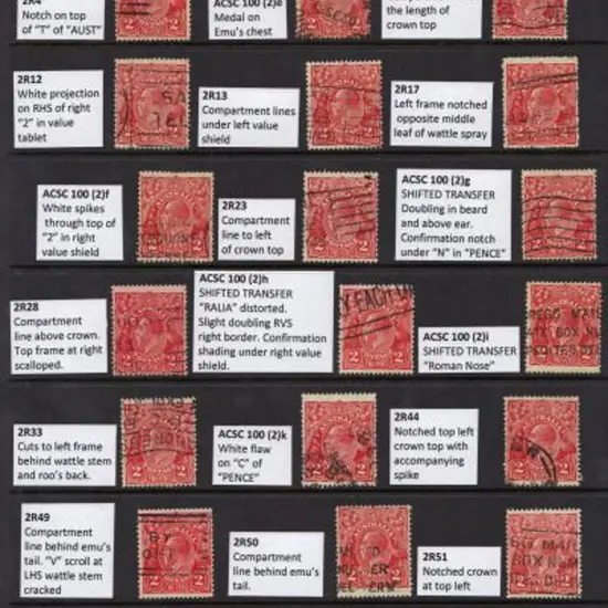 2d red Die II collection of used positioned ...