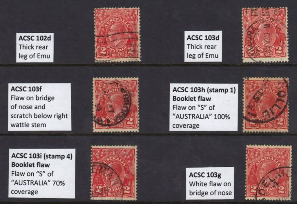 2d red Die III collection of good to F/U ... Image 1++