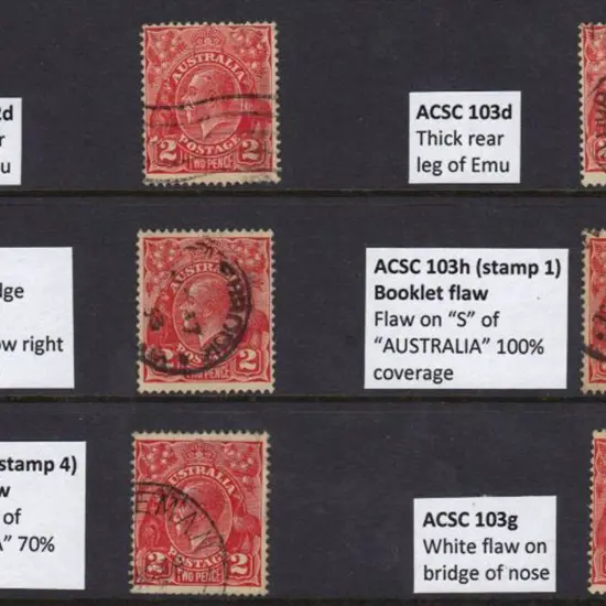 2d red Die III collection of good to F/U ...