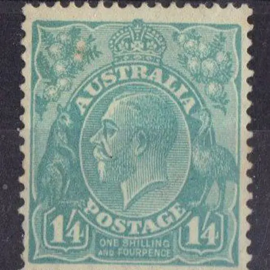 1/4d turquoise. A couple of shortish perfs bottom ...