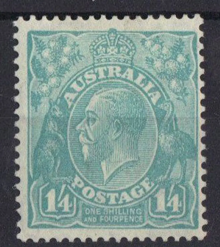 1/4d turquoise MLH centred slightly to right but ... Image 1++