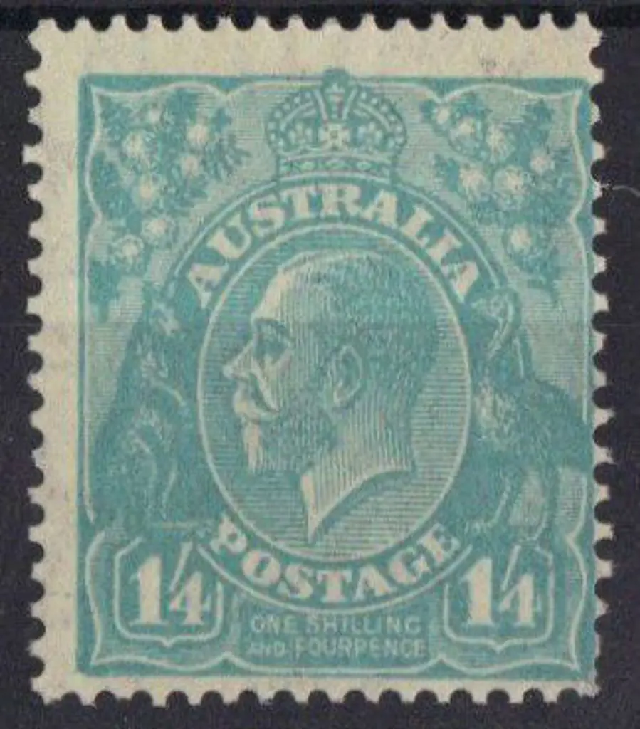 1/4d turquoise. MUH centred low to right. ACSC 130 ... Image 1++
