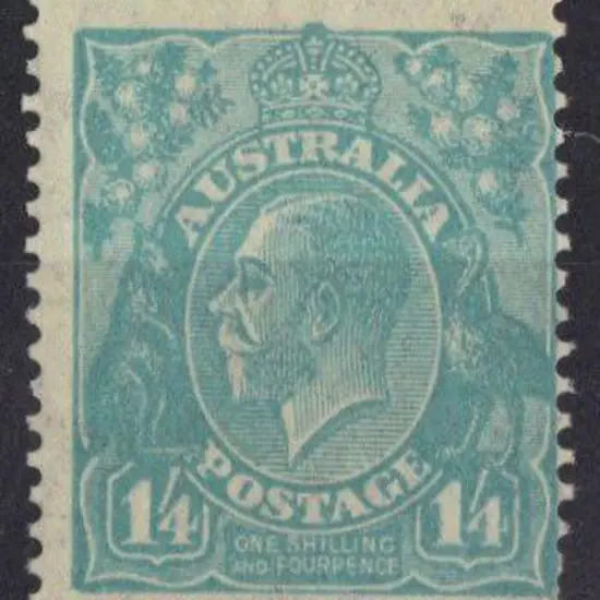 1/4d turquoise. MUH centred low to right. ACSC 130 ...