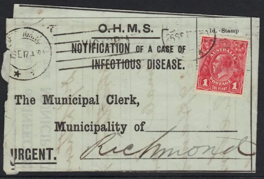 1917 (25th Sept) "Notification of a Case of ... Image 1++