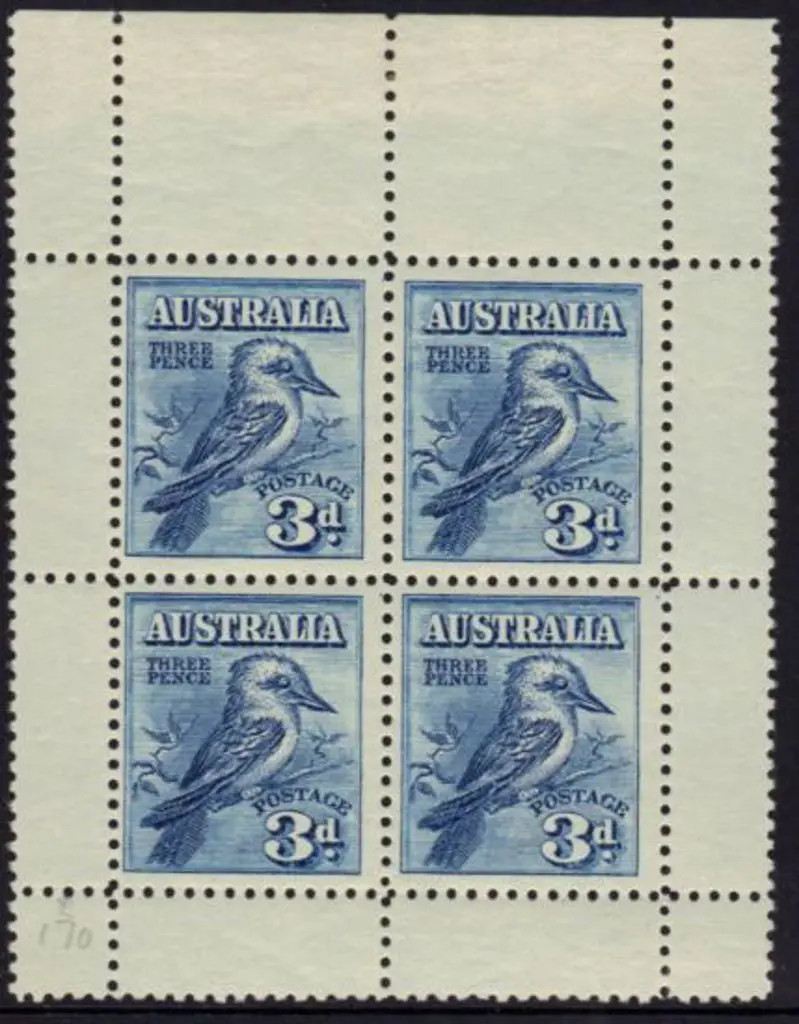 1928 Kookaburra Miniature Sheet. Light hinge ... Image 1++