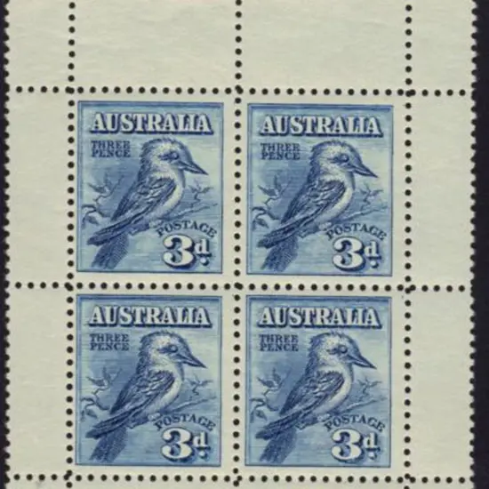 1928 Kookaburra Miniature Sheet. Light hinge ...