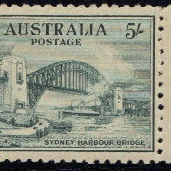1932 5/- Sydney Harbour Bridge. MUH but overall ...