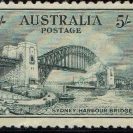1932 5/- Sydney Harbour Bridge MVLH & well ...