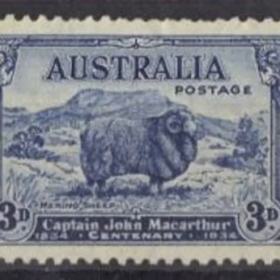 1934 Macarthur set of 3. Fresh MLH SG 150/152