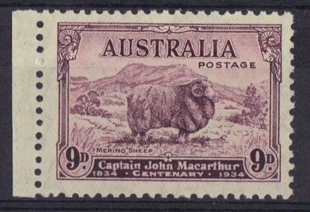 1934 9d Macarthur. Fresh MUH. Retails $70 SG 152 Image 1++