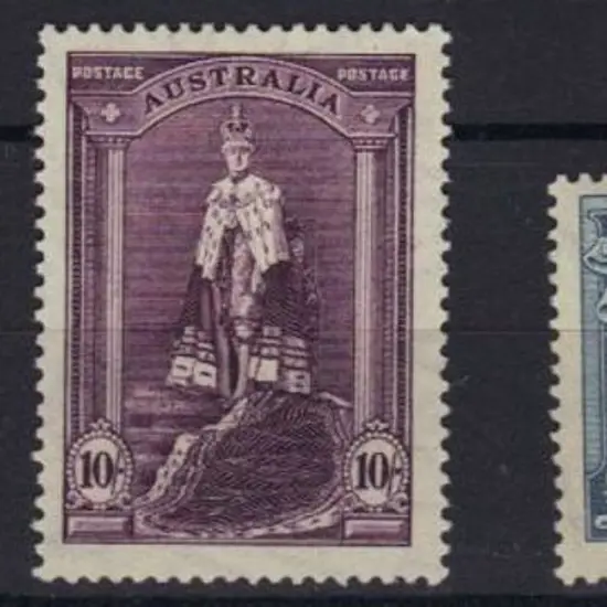1937/49 Robes on thin paper set of 3 MUH. All ...