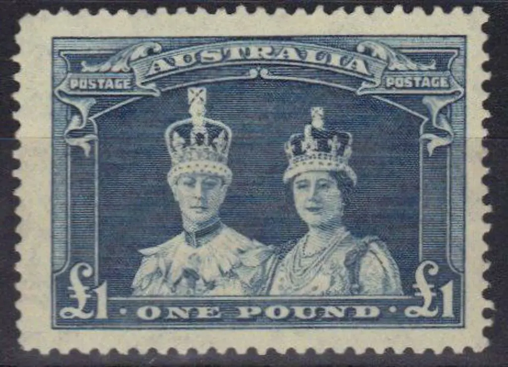 1938 £1 Robes on thick paper. Fresh MUH. SG 178 Image 1++