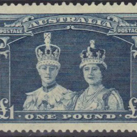1938 £1 Robes on thick paper. Fresh MUH. SG 178