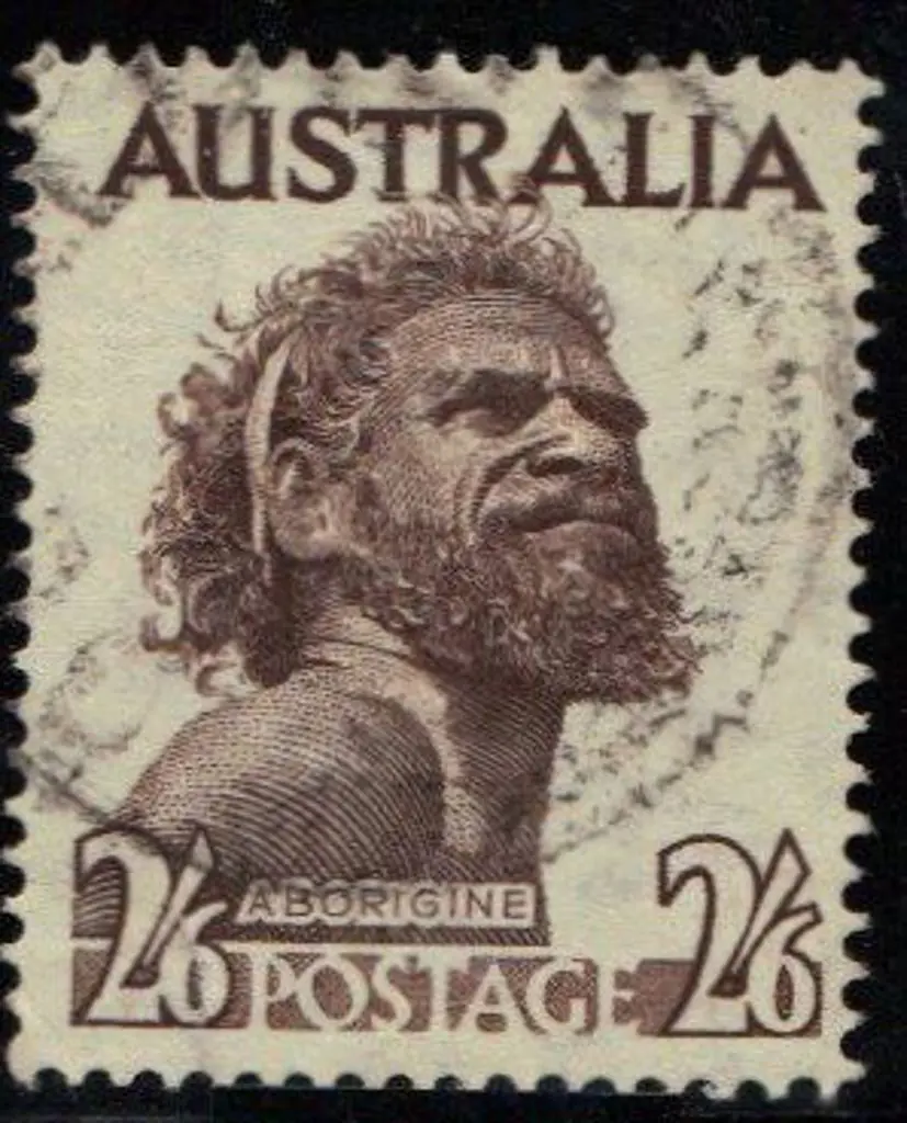 1952/65 2/6d aboriginal with wmk sideways inverted ... Image 1++