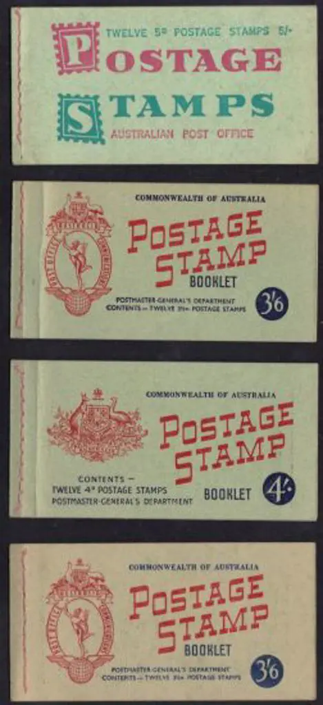 1953 3/6d with wmk booklets x 2, 1957 4/- & 1962 ... Image 1++