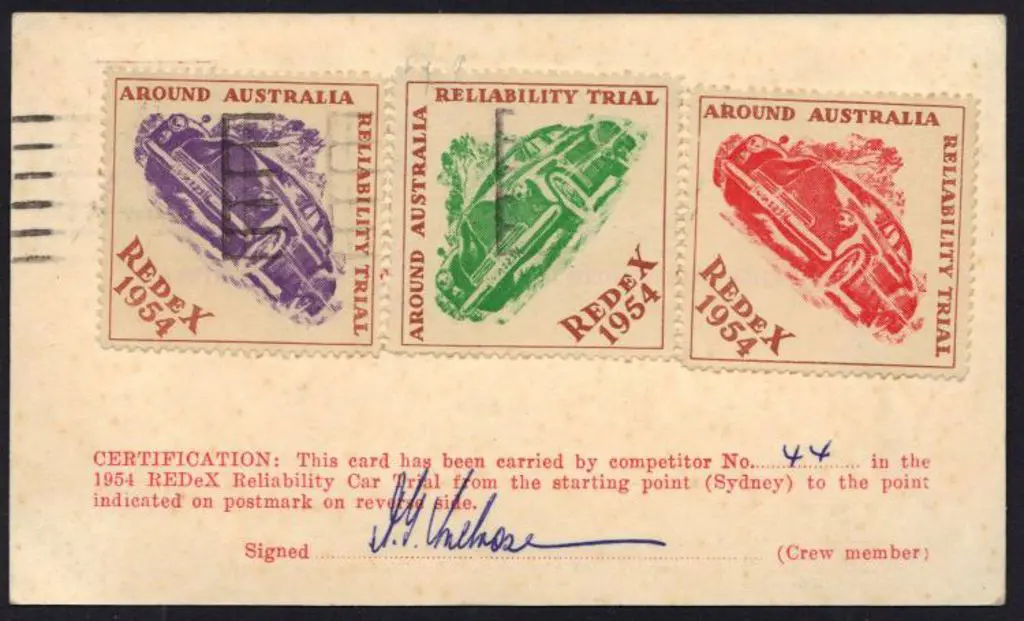 1954 (7th Aug) REDeX Around Australia Reliability ... Image 1++