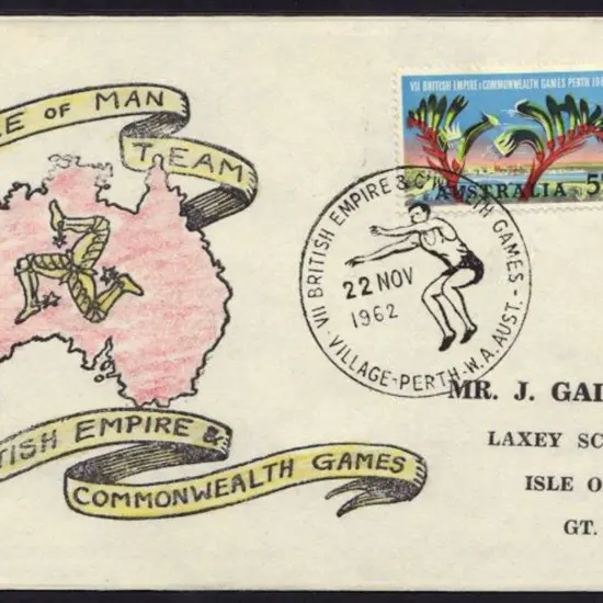 1962 (22nd Nov) 5d Commonwealth Games pmkd with ...