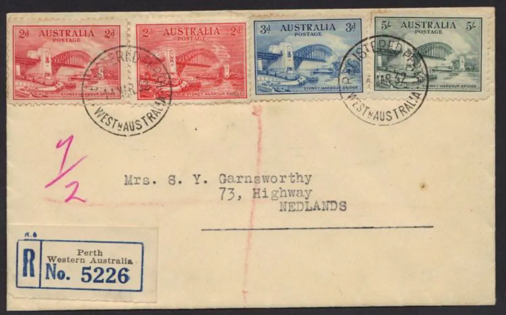 1932 (14th March) Sydney Harbour Bridge set of 4 ... Image 1++
