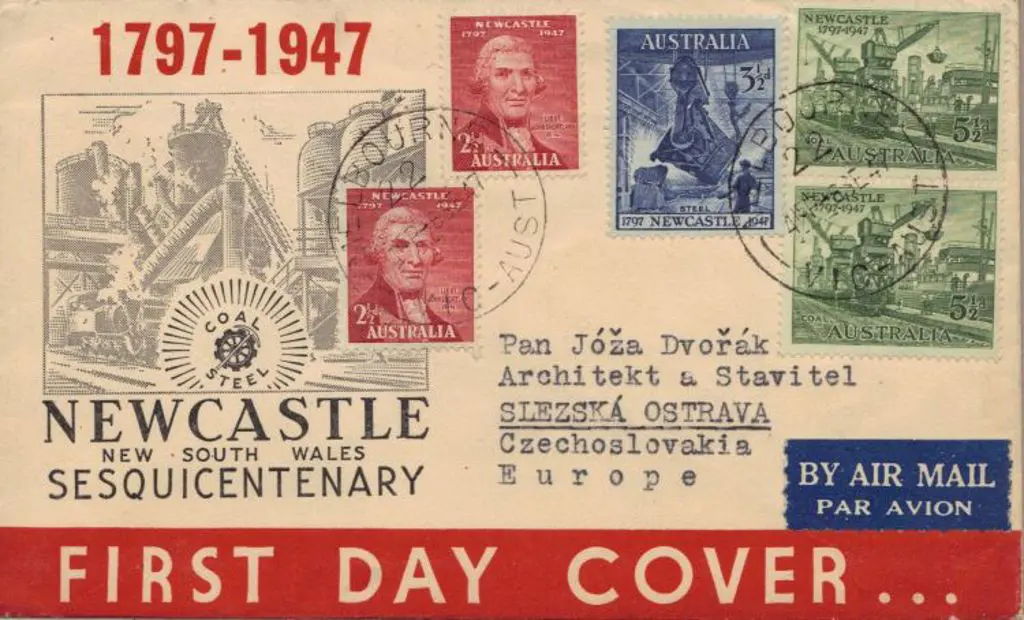 1947 (8th Sept) Newcastle FDC on illust cover sith ... Image 1++