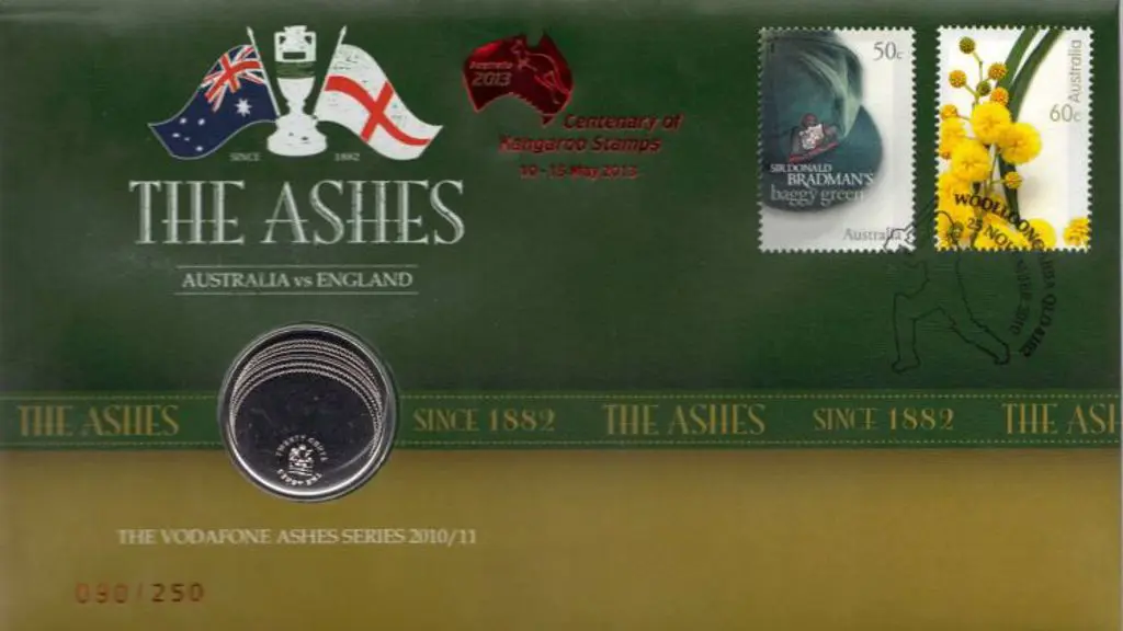2010 (25th Nov) The Ashes Cricket medallion First ... Image 1++