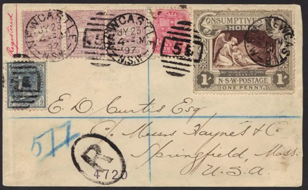 1897 (23rd July) 1/- Consumptives Home ... Image 1++