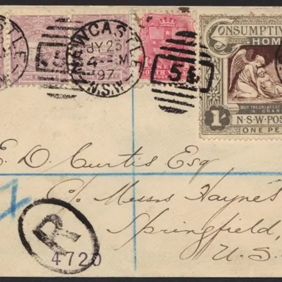 1897 (23rd July) 1/- Consumptives Home ...