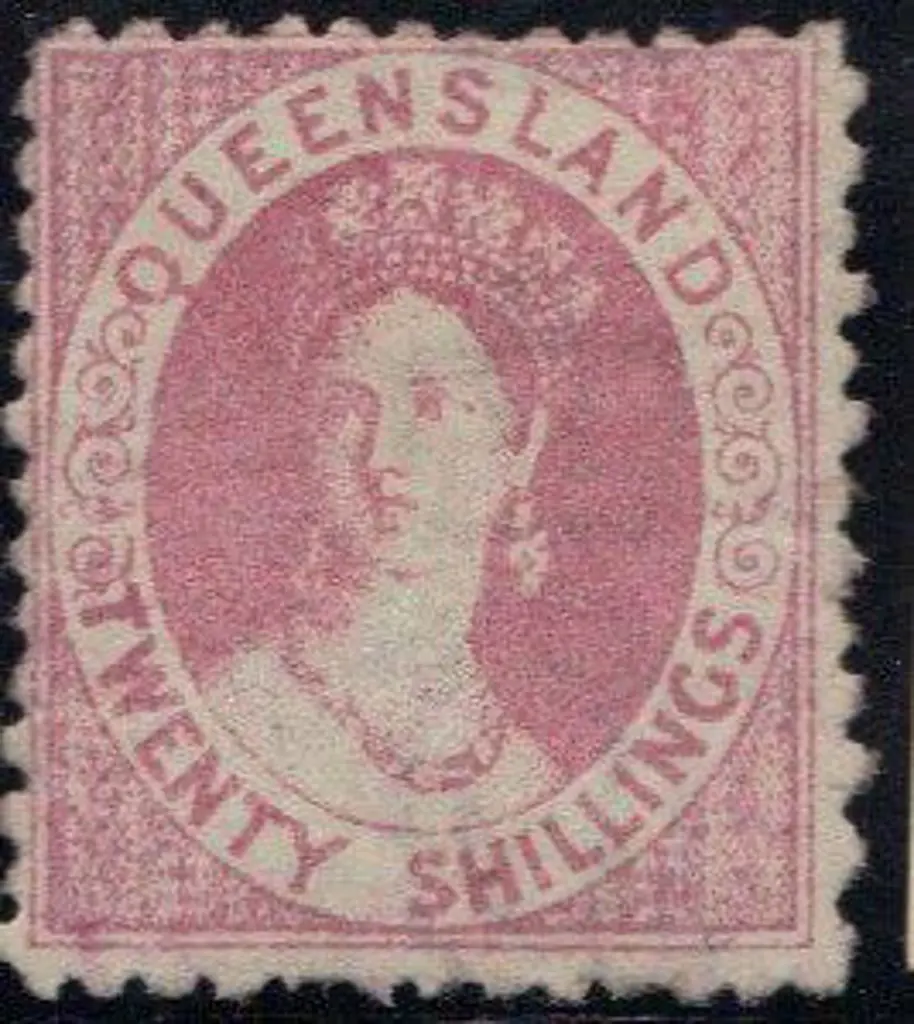 1880 20/- rose. A couple of short perfs & gum ... Image 1++