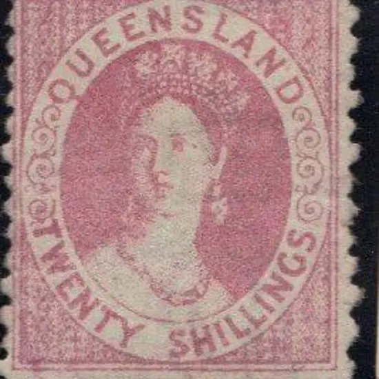1880 20/- rose. A couple of short perfs & gum ...