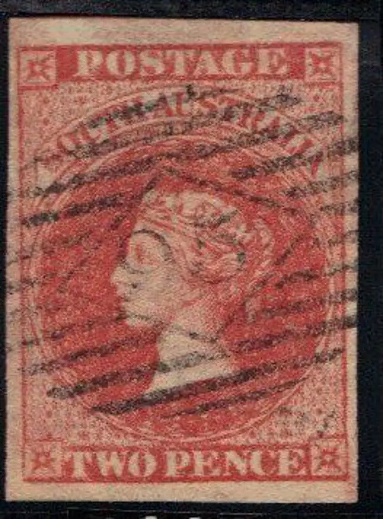 1856 2d red with neat "95" numeral cancel of ... Image 1++