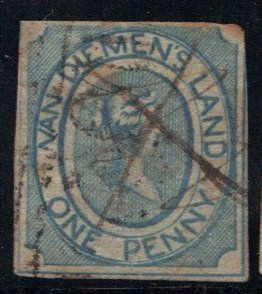 1853 1d blue on thin hard white paper, position ... Image 1++