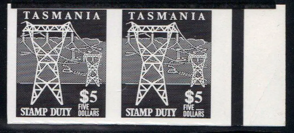 1966 5¢, 10¢ & $5 decimal revenues in b&w ... Image 1++