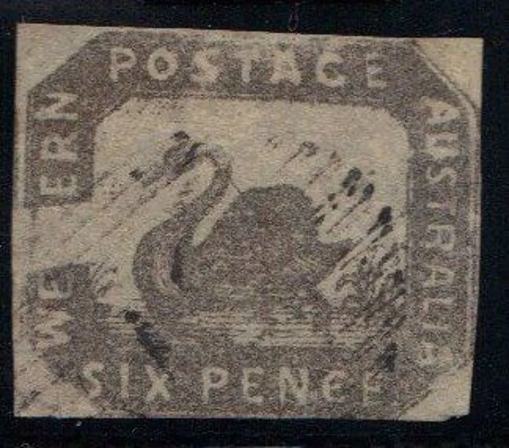 1857/59 6d grey black Hillman litho with transfer ... Image 1++