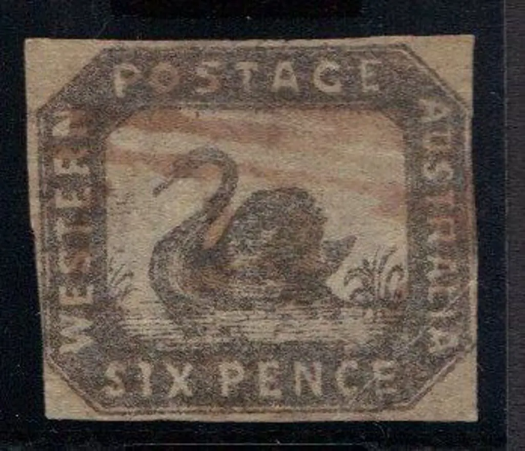 1859 6d grey black Hillman litho used with faded ... Image 1++