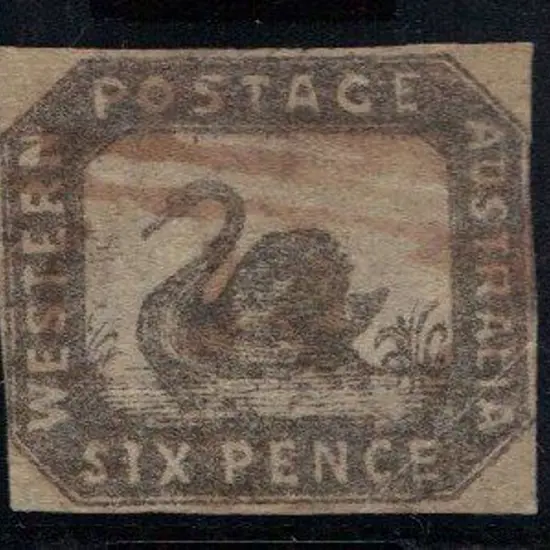 1859 6d grey black Hillman litho used with faded ...