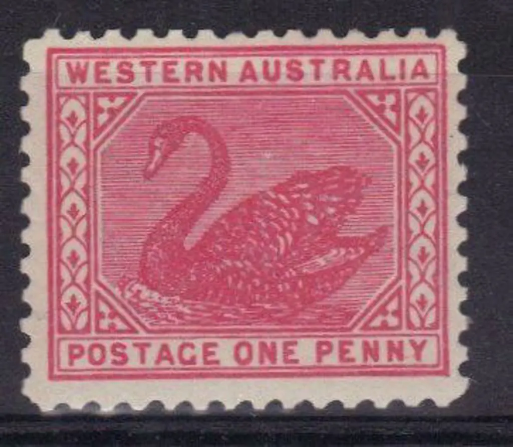 1905 1d rose-pink swan Perf. 11 MVLH SG 151 Cat. ... Image 1++